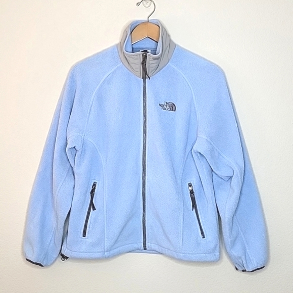 THE NORTH FACE Blue Full Zip Polyester/Nylon Jacket size SP